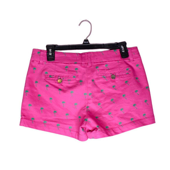 Harper Palm Tree Shorts Pink Green Size S - Picture 2 of 3